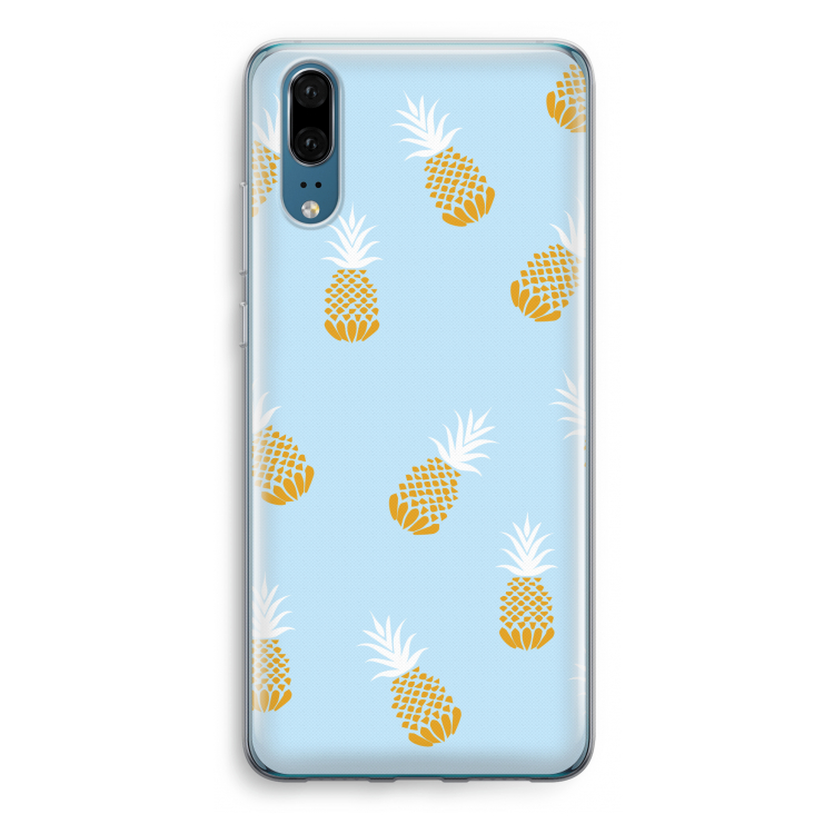 Ananasjes: Huawei P20 Transparant Hoesje
