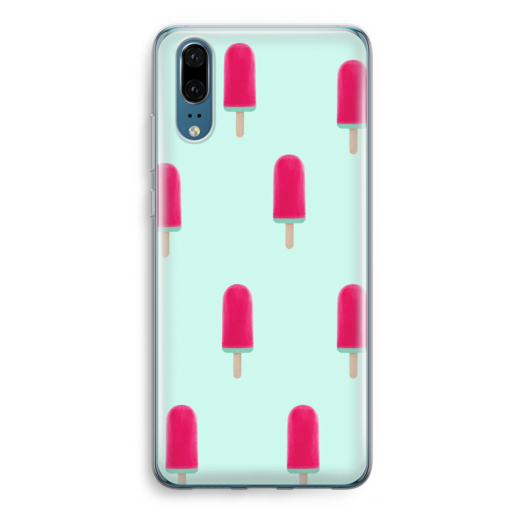 Waterijsje: Huawei P20 Transparant Hoesje