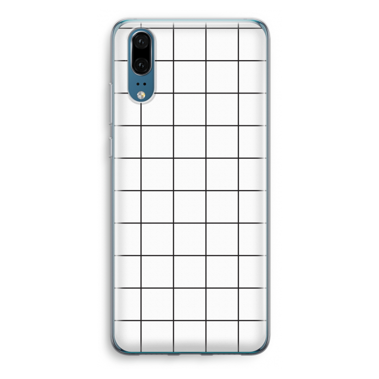 Rooster: Huawei P20 Transparant Hoesje