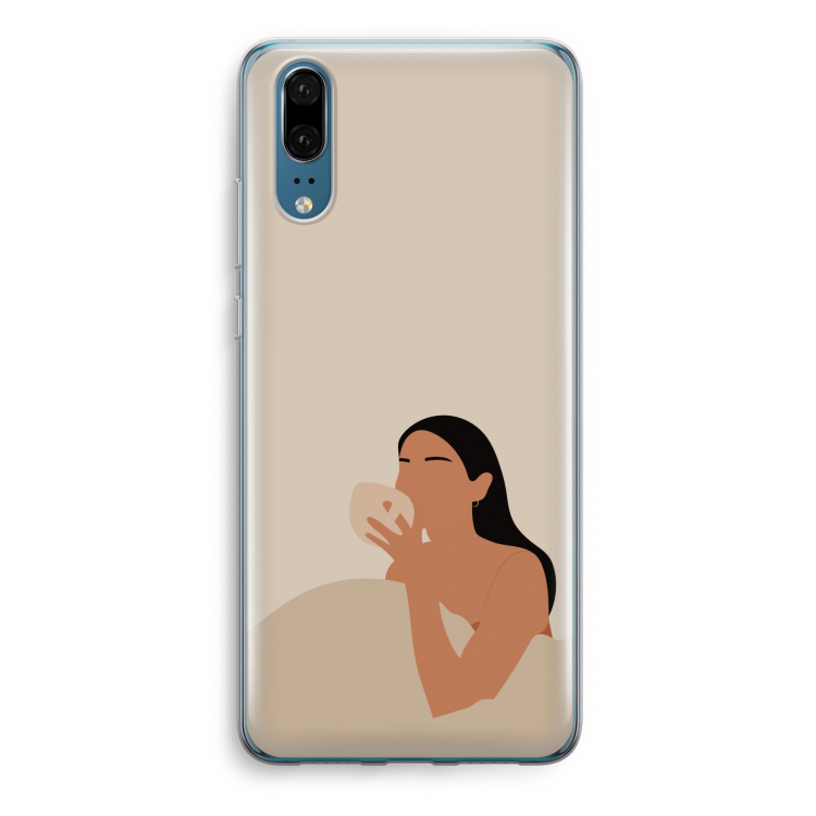 Fresh coffee: Huawei P20 Transparant Hoesje