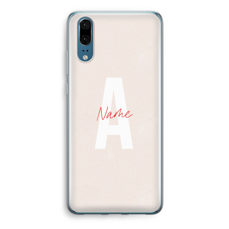 Strawberry Milkshake: Huawei P20 Transparant Hoesje