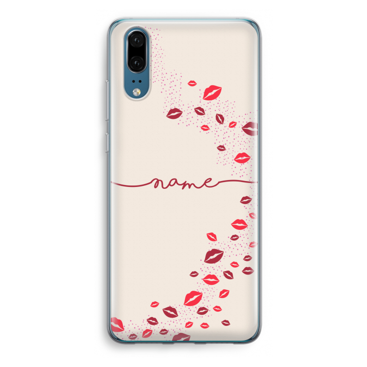 Kusjes: Huawei P20 Transparant Hoesje