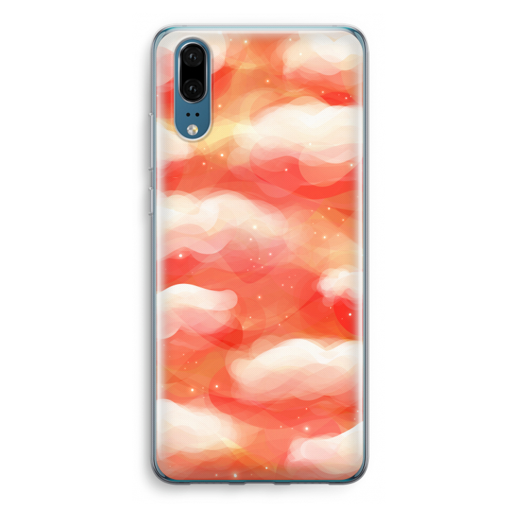 Lichte Wolken: Huawei P20 Transparant Hoesje