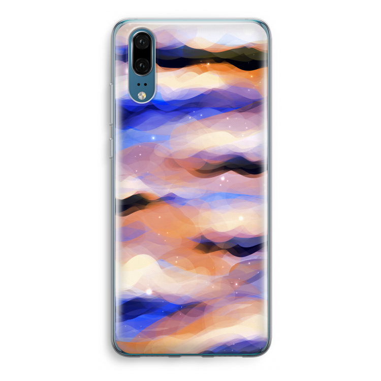 Donkere Wolken: Huawei P20 Transparant Hoesje