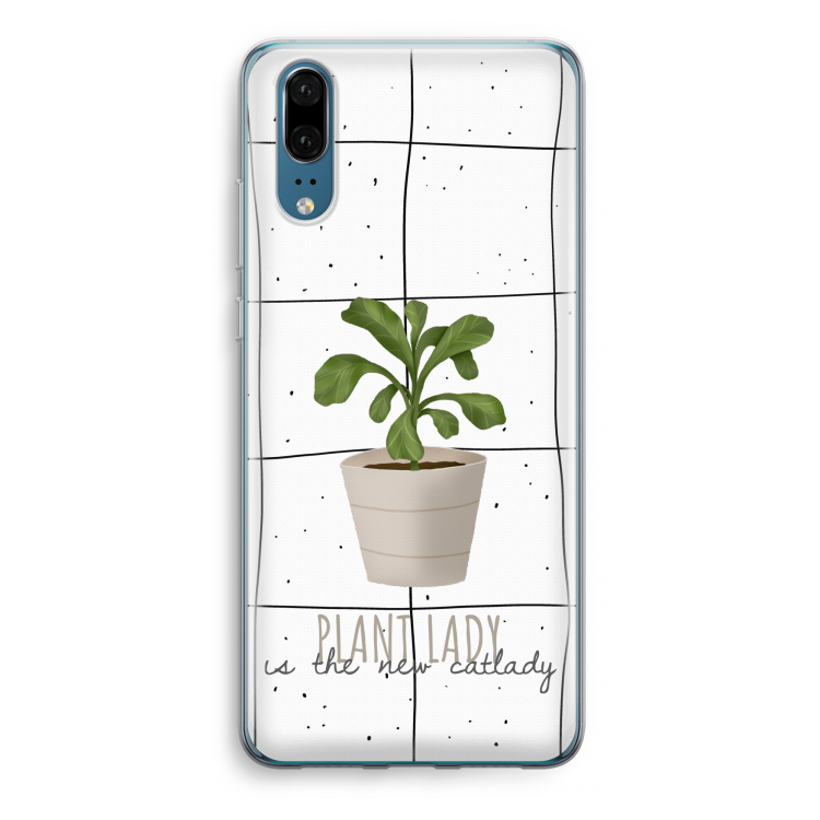 Kamerplant op vensterruit: Huawei P20 Transparant Hoesje