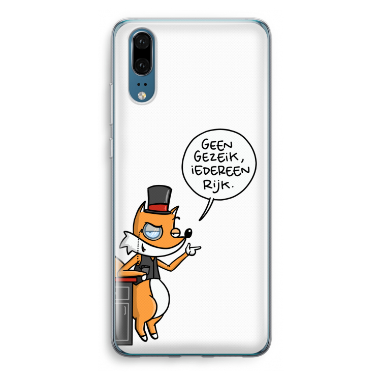 Geen Gezeik: Huawei P20 Transparant Hoesje