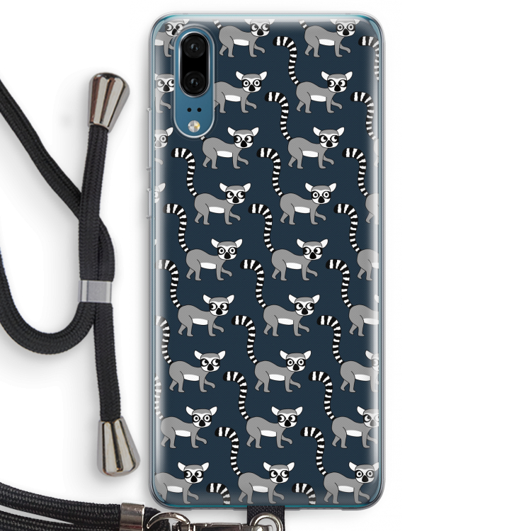 Makis: Huawei P20 Transparant Hoesje met koord
