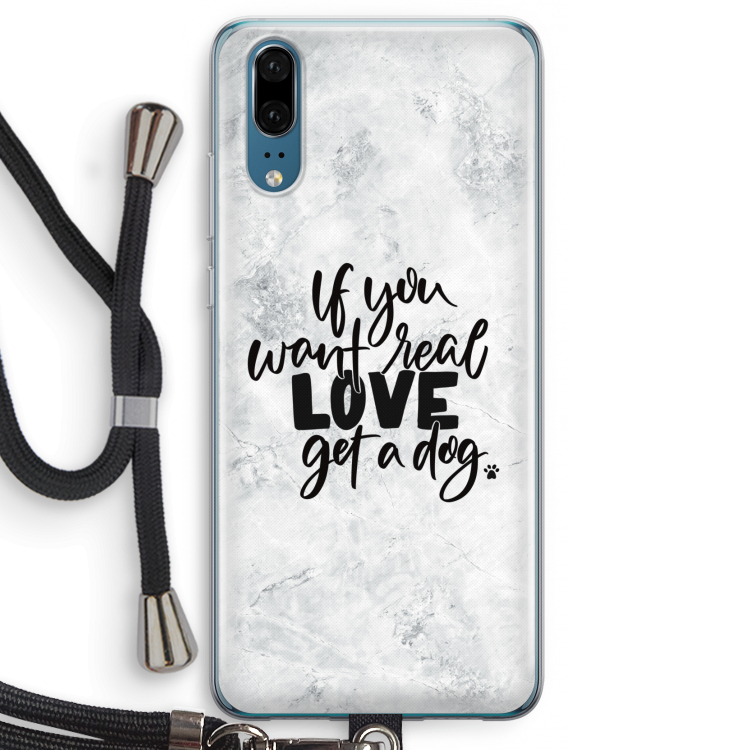 Partner in crime: Huawei P20 Transparant Hoesje met koord