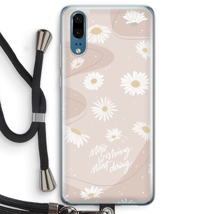 Daydreaming becomes reality: Huawei P20 Transparant Hoesje met koord
