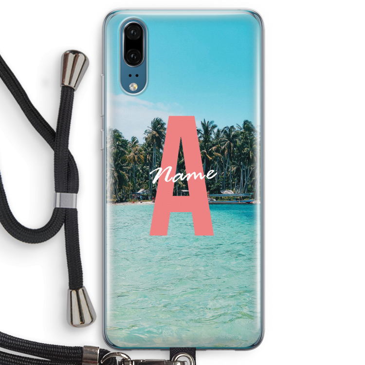 Pacific Dream: Huawei P20 Transparant Hoesje met koord