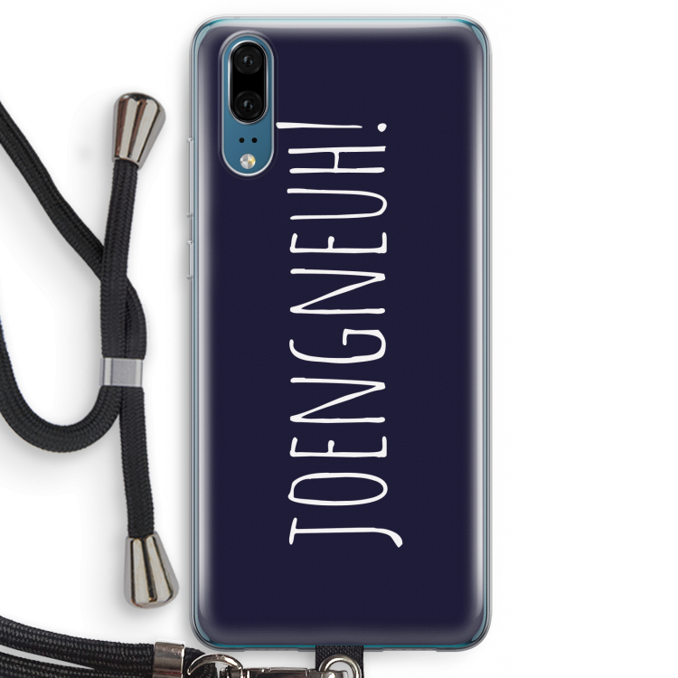 Joengneuh!: Huawei P20 Transparant Hoesje met koord