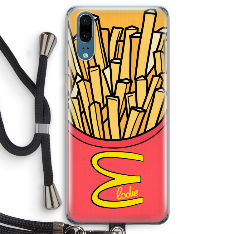 McElodie: Huawei P20 Transparant Hoesje met koord