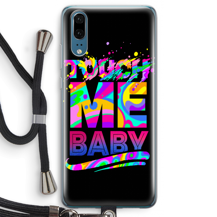Touch Me: Huawei P20 Transparant Hoesje met koord