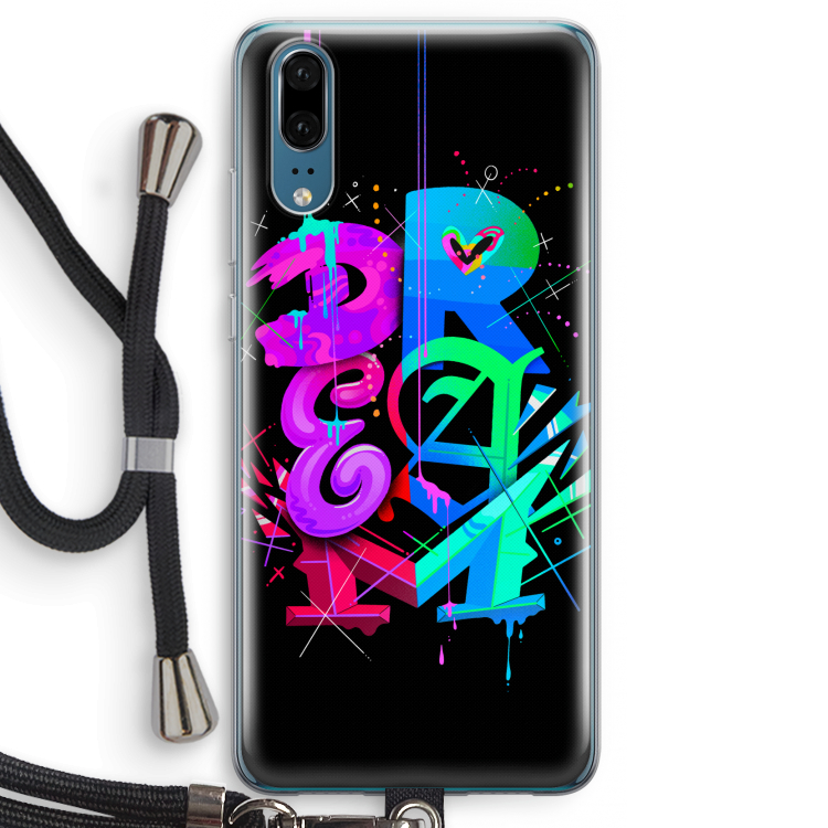 Dream: Huawei P20 Transparant Hoesje met koord