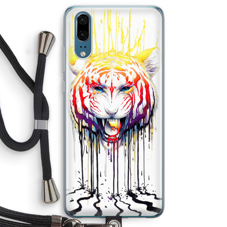 Fading: Huawei P20 Transparant Hoesje met koord