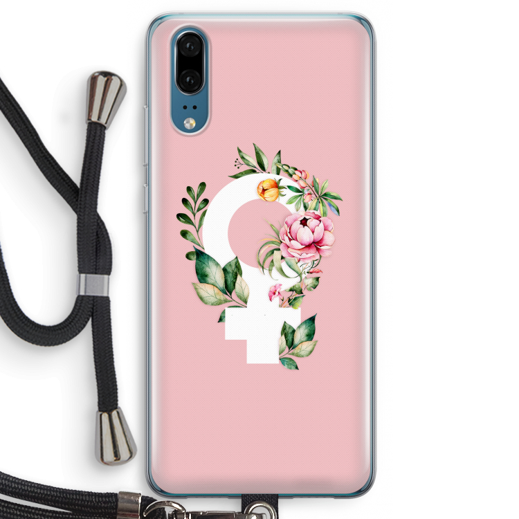 Venus: Huawei P20 Transparant Hoesje met koord