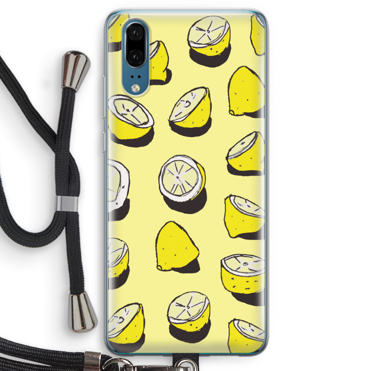 When Life Gives You Lemons...: Huawei P20 Transparant Hoesje met koord