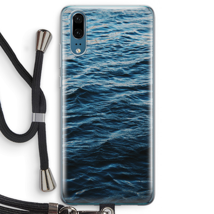 Oceaan: Huawei P20 Transparant Hoesje met koord