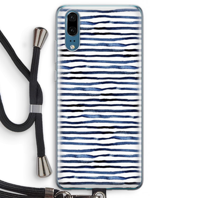 Verrassende lijnen: Huawei P20 Transparant Hoesje met koord