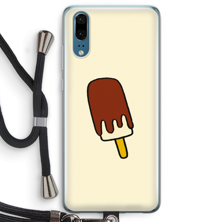 Frisco: Huawei P20 Transparant Hoesje met koord