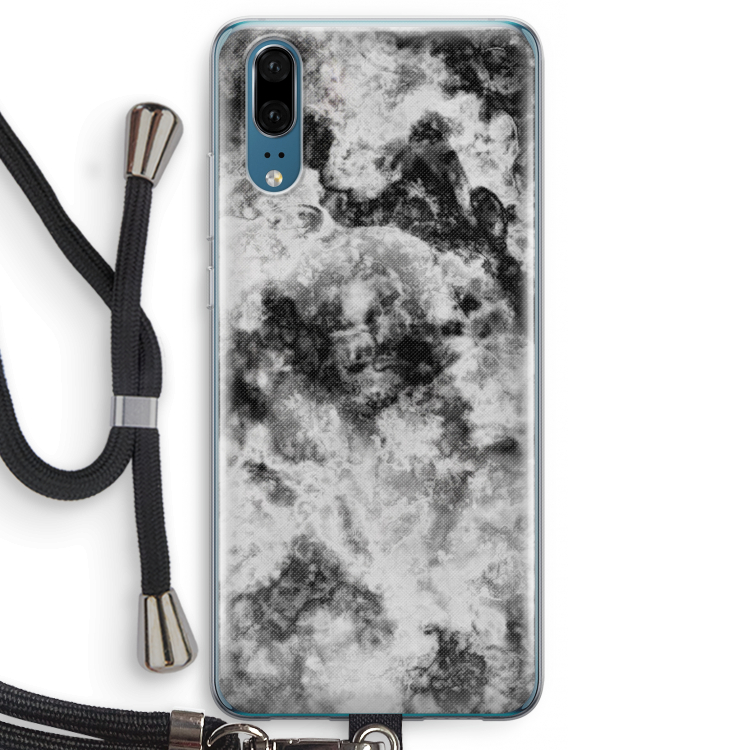 Onweer: Huawei P20 Transparant Hoesje met koord