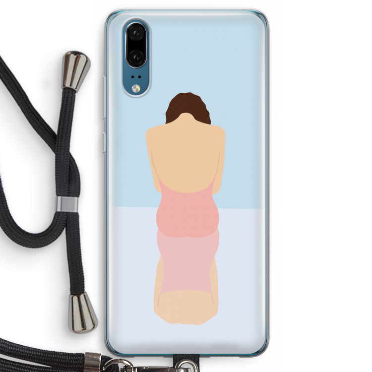 Mirror: Huawei P20 Transparant Hoesje met koord