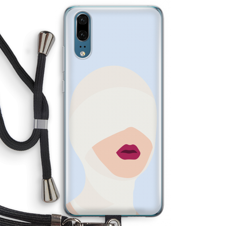 Incognito: Huawei P20 Transparant Hoesje met koord