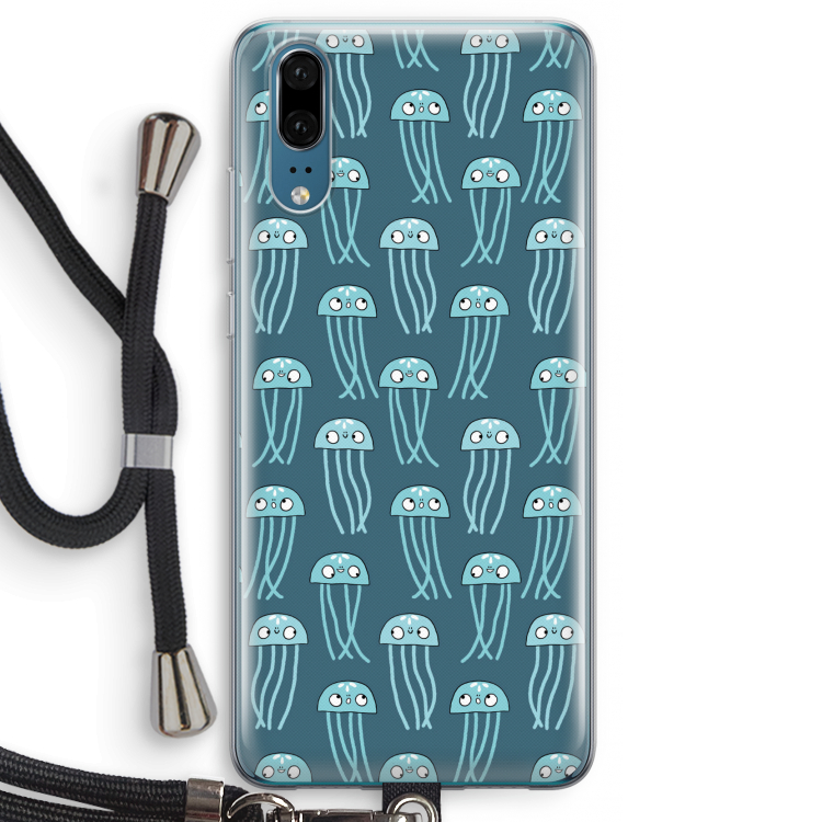 Kwallie: Huawei P20 Transparant Hoesje met koord
