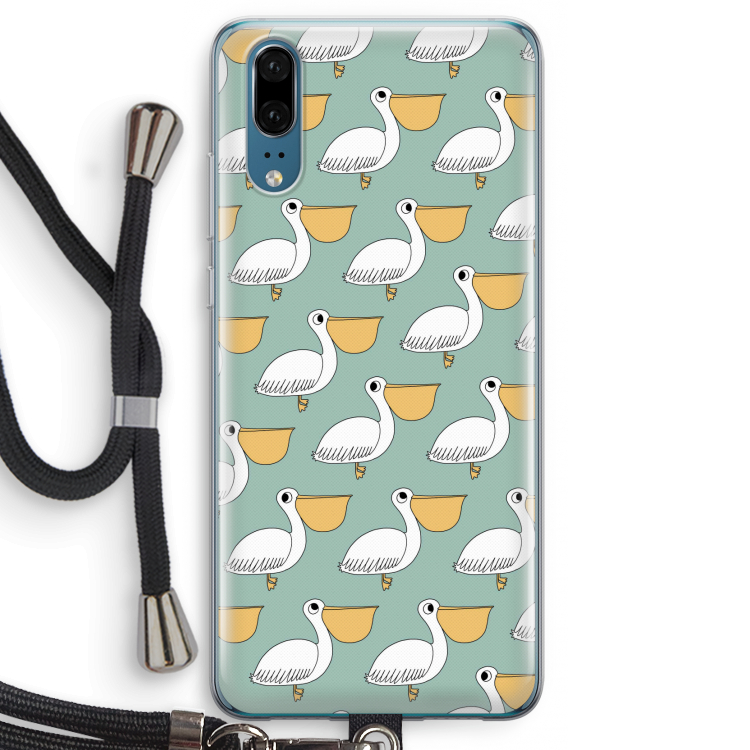Pelican: Huawei P20 Transparant Hoesje met koord