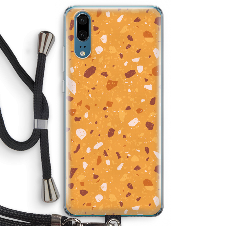 Terrazzo N°24: Huawei P20 Transparant Hoesje met koord