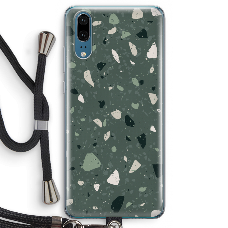 Terrazzo N°19: Huawei P20 Transparant Hoesje met koord