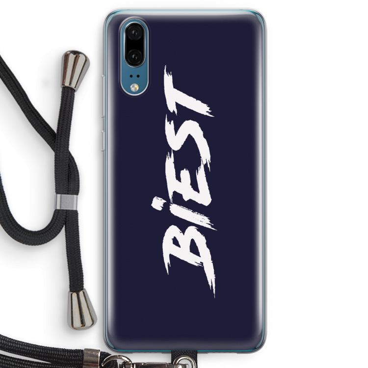 Biest: Huawei P20 Transparant Hoesje met koord