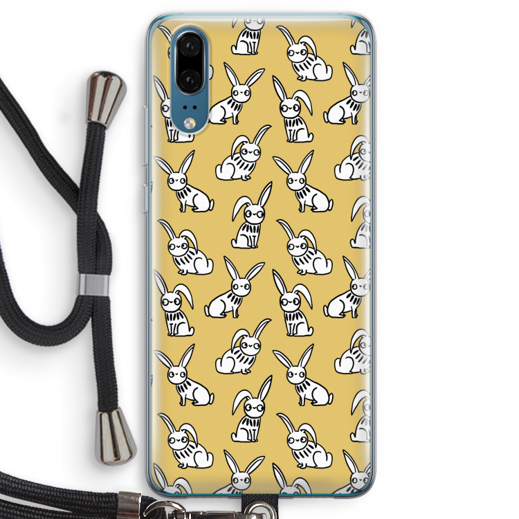 Haas: Huawei P20 Transparant Hoesje met koord