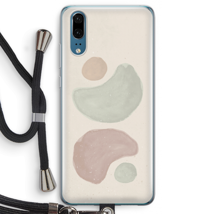 Geo #10: Huawei P20 Transparant Hoesje met koord