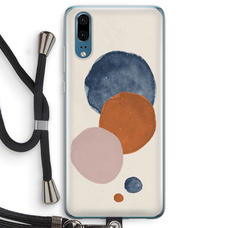 Geo #4: Huawei P20 Transparant Hoesje met koord