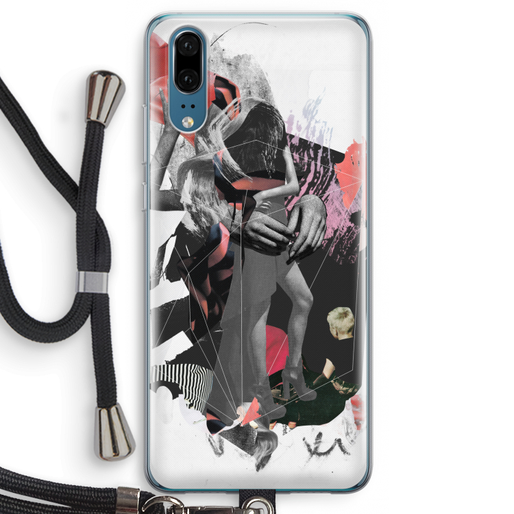 Dissimulation du réel: Huawei P20 Transparant Hoesje met koord