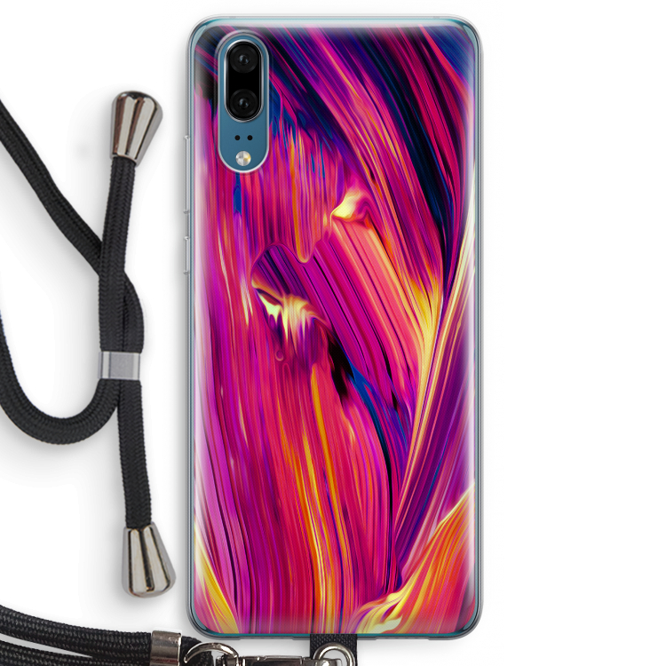 Phoenix: Huawei P20 Transparant Hoesje met koord