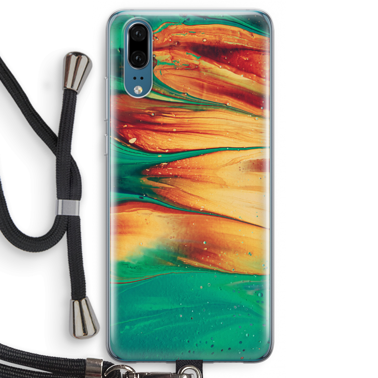 Green Inferno: Huawei P20 Transparant Hoesje met koord