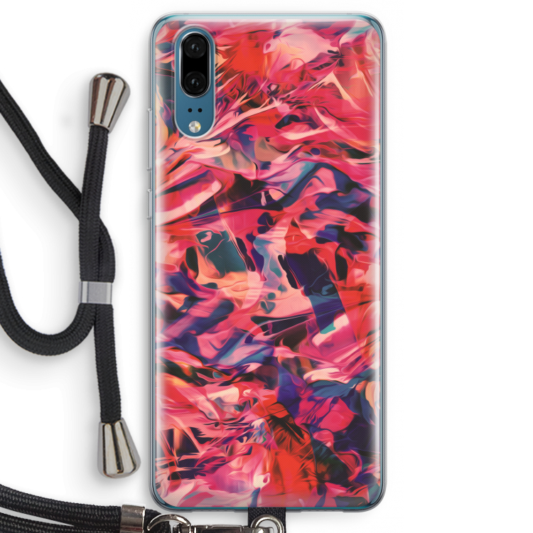 California: Huawei P20 Transparant Hoesje met koord