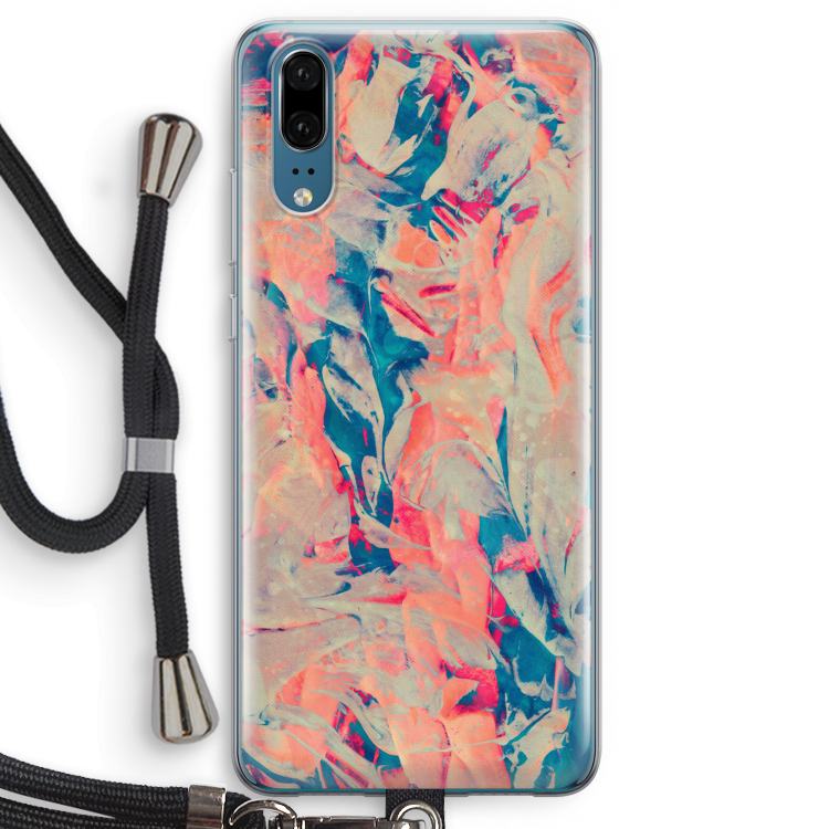 Alone: Huawei P20 Transparant Hoesje met koord