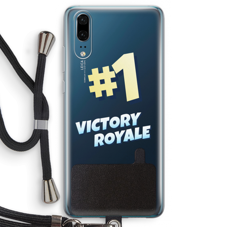 Victory Royale: Huawei P20 Transparant Hoesje met koord