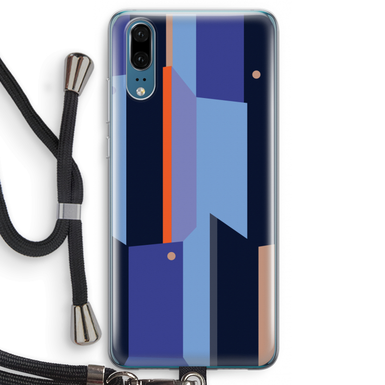 Gestalte 3: Huawei P20 Transparant Hoesje met koord