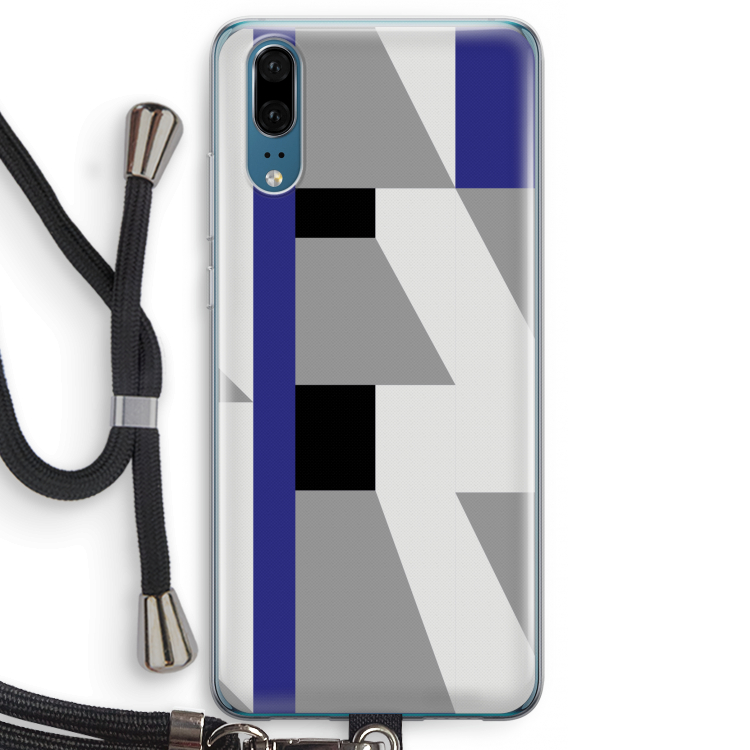 Gestalte 2: Huawei P20 Transparant Hoesje met koord
