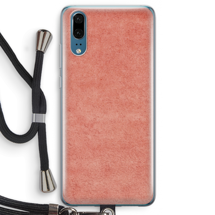 Marrakech Walls: Huawei P20 Transparant Hoesje met koord