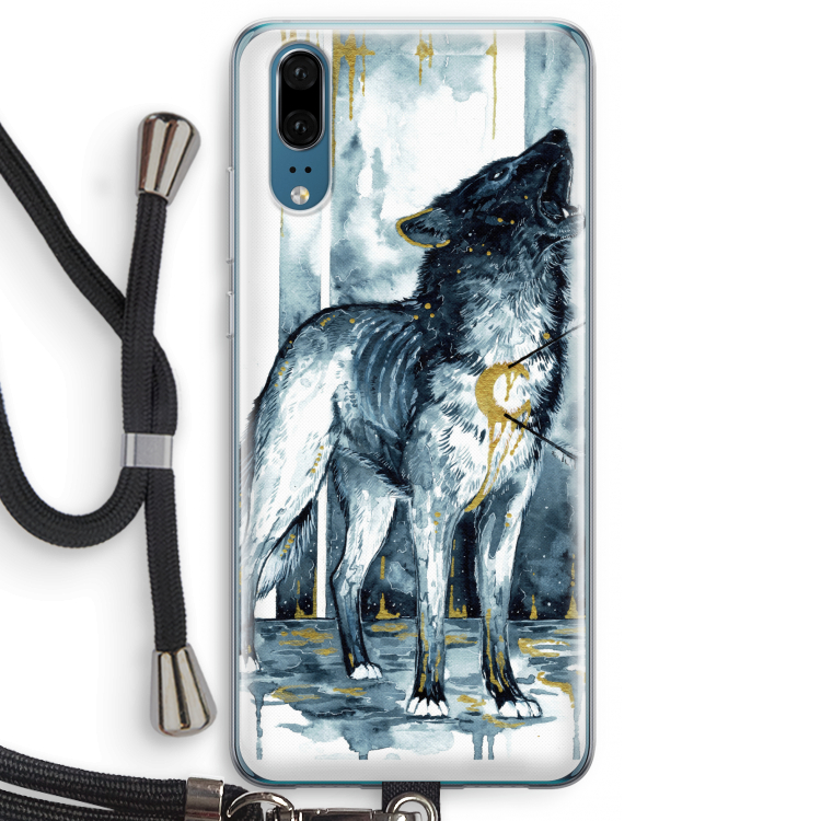 Bleeding Soul: Huawei P20 Transparant Hoesje met koord