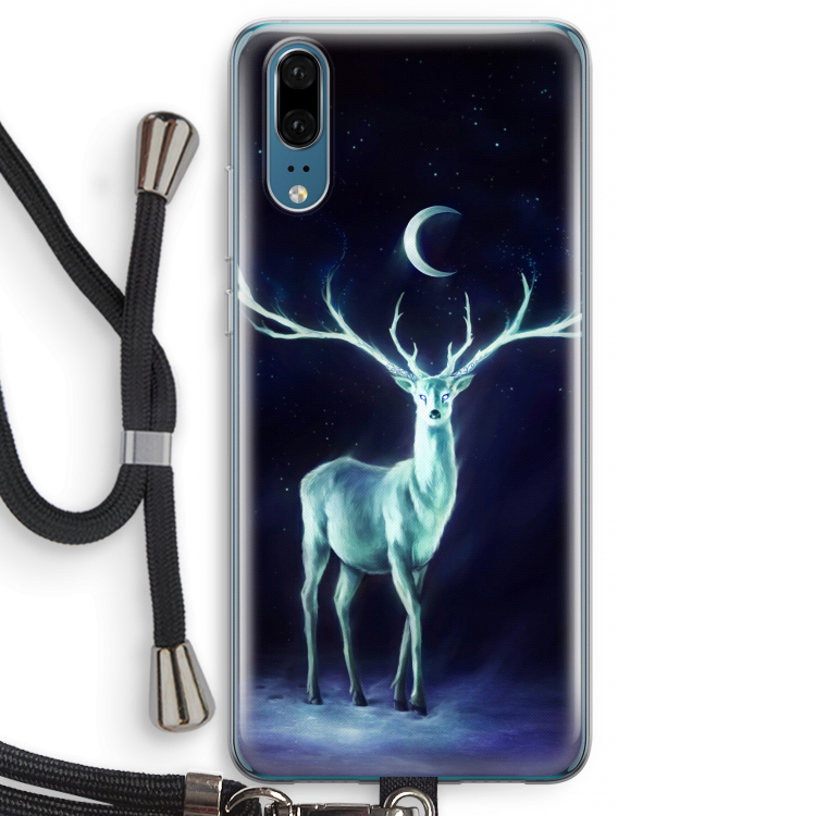 Nightbringer: Huawei P20 Transparant Hoesje met koord