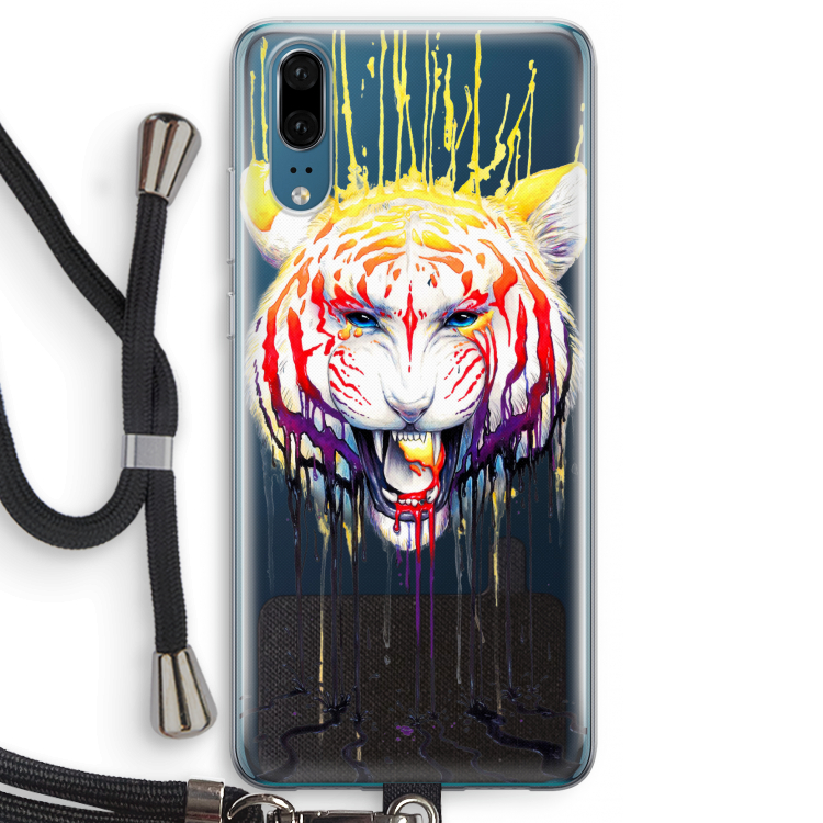 Fading: Huawei P20 Transparant Hoesje met koord