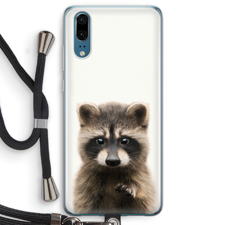 Rocco: Huawei P20 Transparant Hoesje met koord