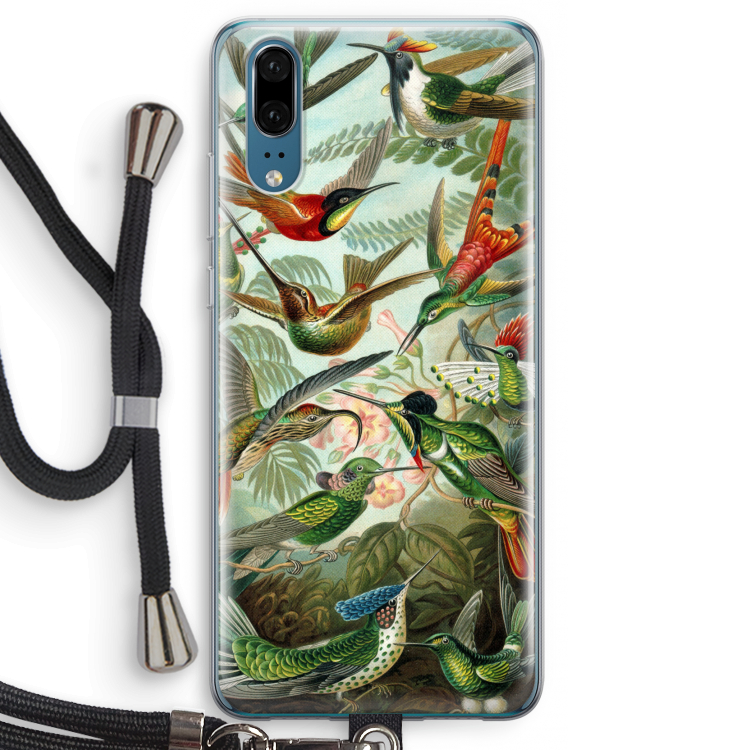 Haeckel Trochilidae: Huawei P20 Transparant Hoesje met koord
