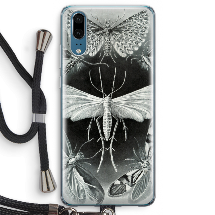 Haeckel Tineida: Huawei P20 Transparant Hoesje met koord